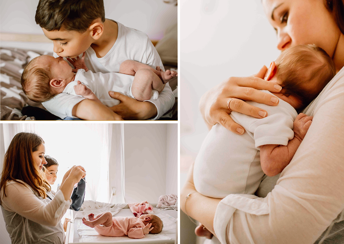 Familiennähe pur: alle kuscheln gemeinsam und schaffen echte, authentische Erinnerungen